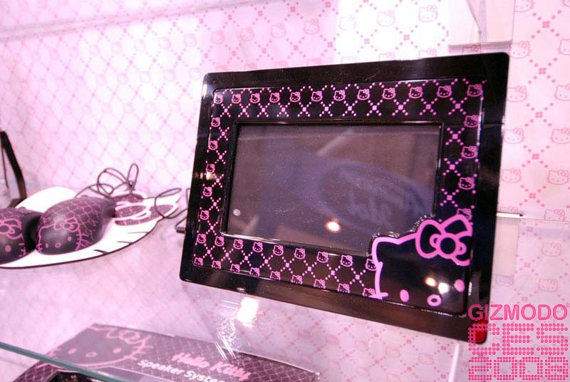 Illustration for article titled Hello Kitty Gallery and CES 2008 Booth Tour